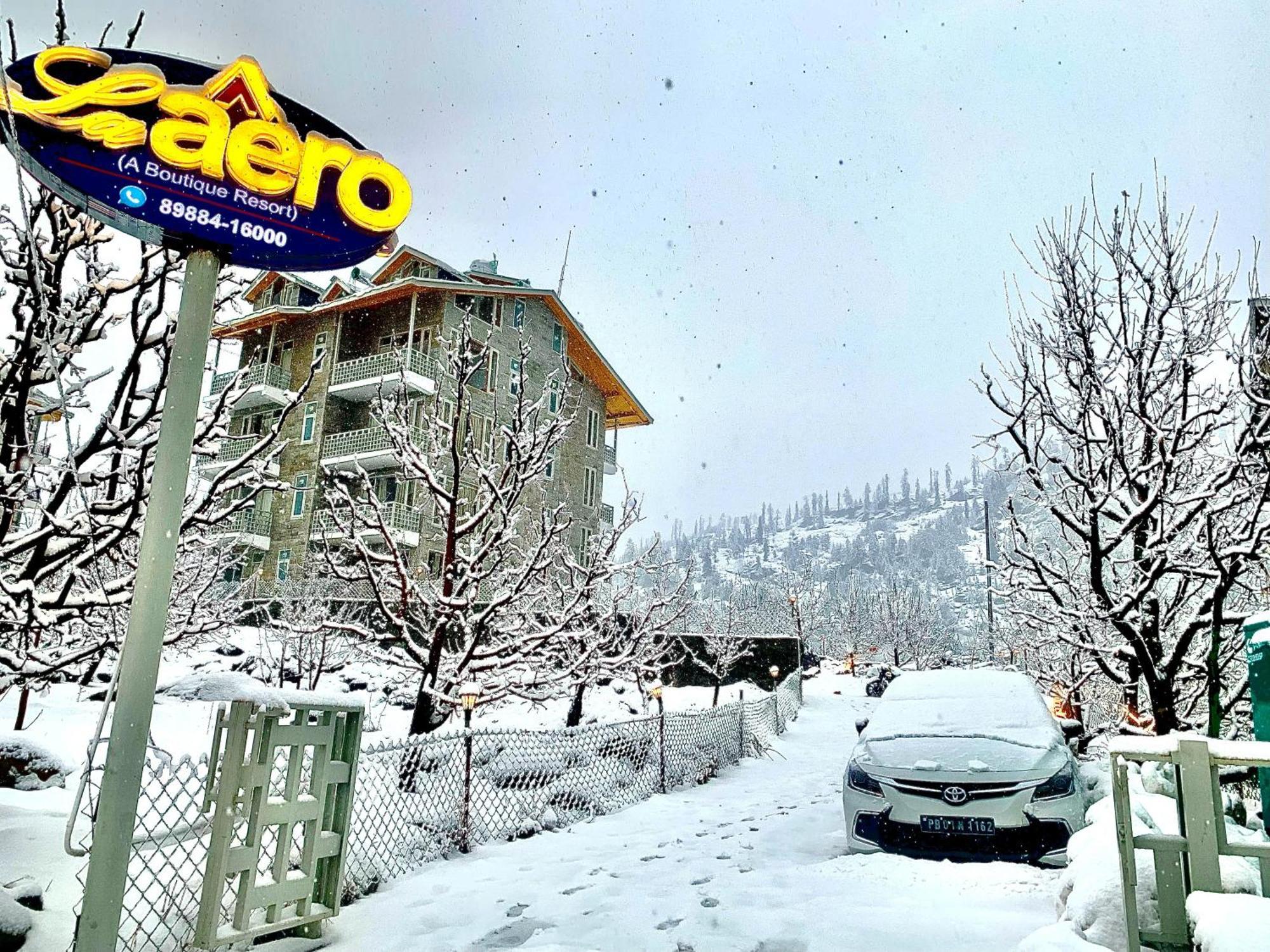 מנאלי La Aero Resort Home In Snow Mountains מראה חיצוני תמונה