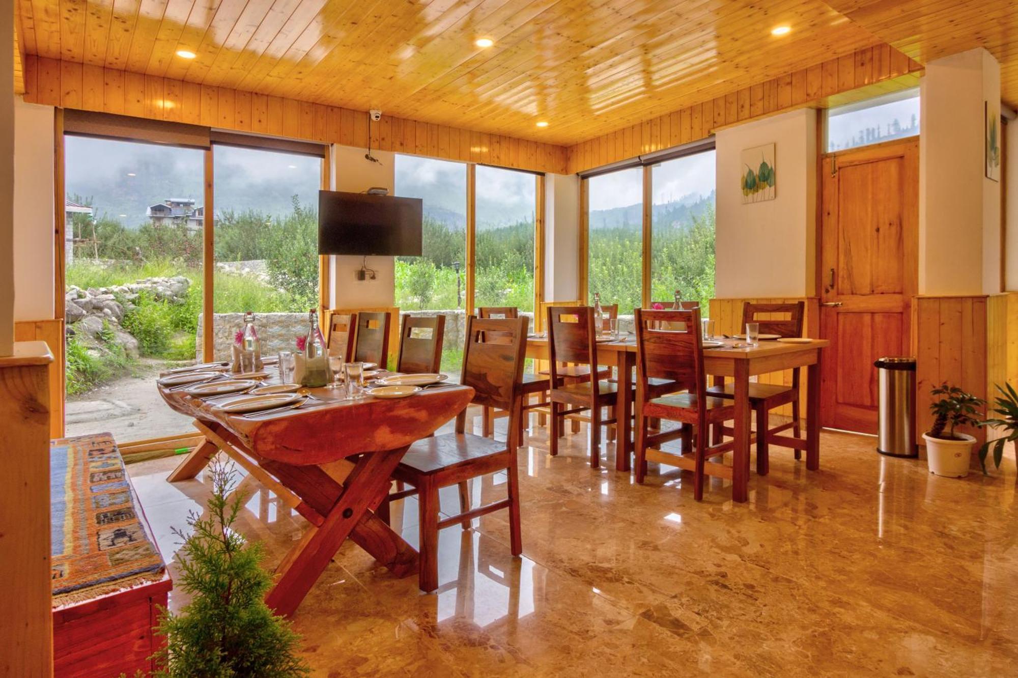 מנאלי La Aero Resort Home In Snow Mountains מראה חיצוני תמונה
